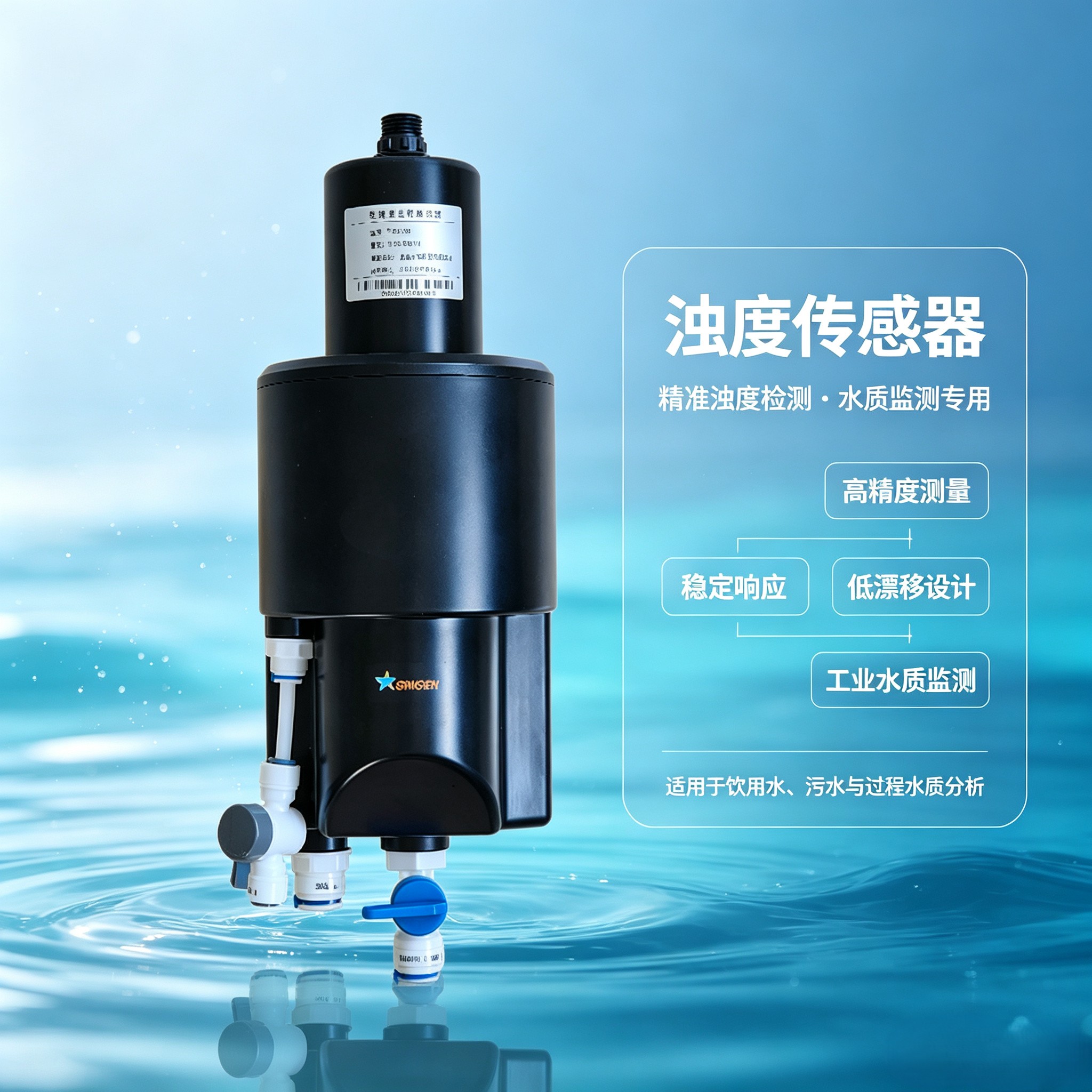 忻成科技T-SS781工业在线浊度传感器微量级激光传感器